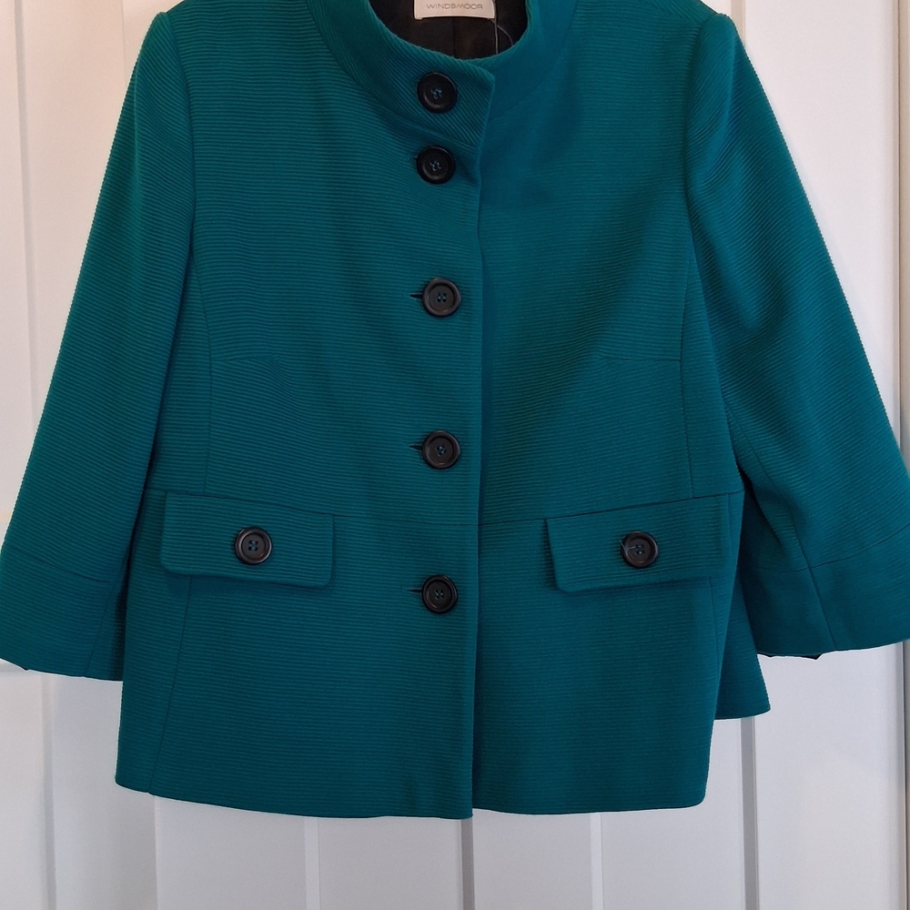 Windsmoor Elegant Teal Women's Blazer
